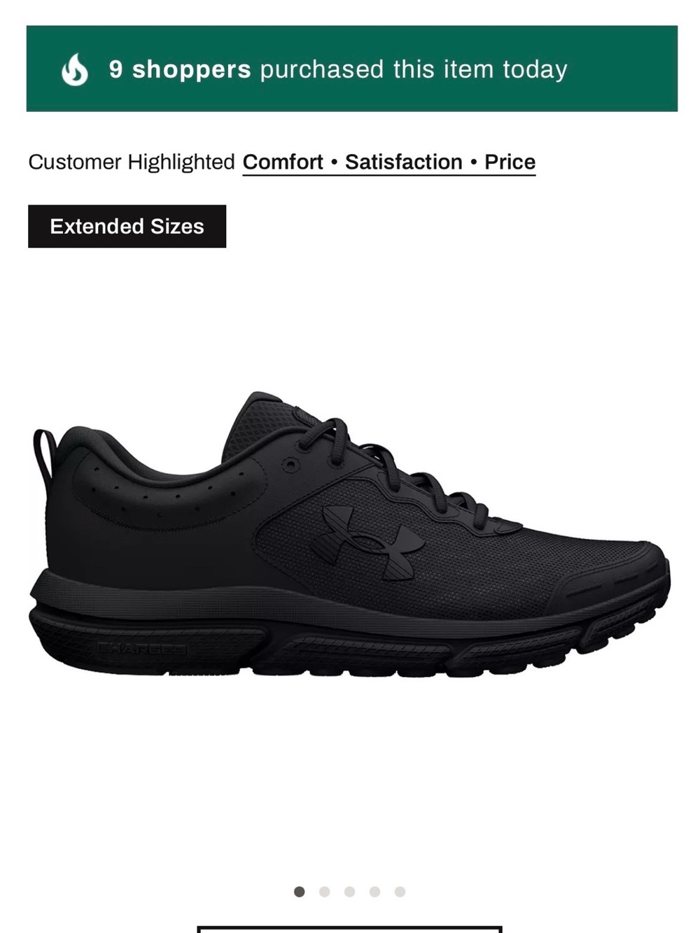 Under Armour Black Men's Low-Top Training Shoes